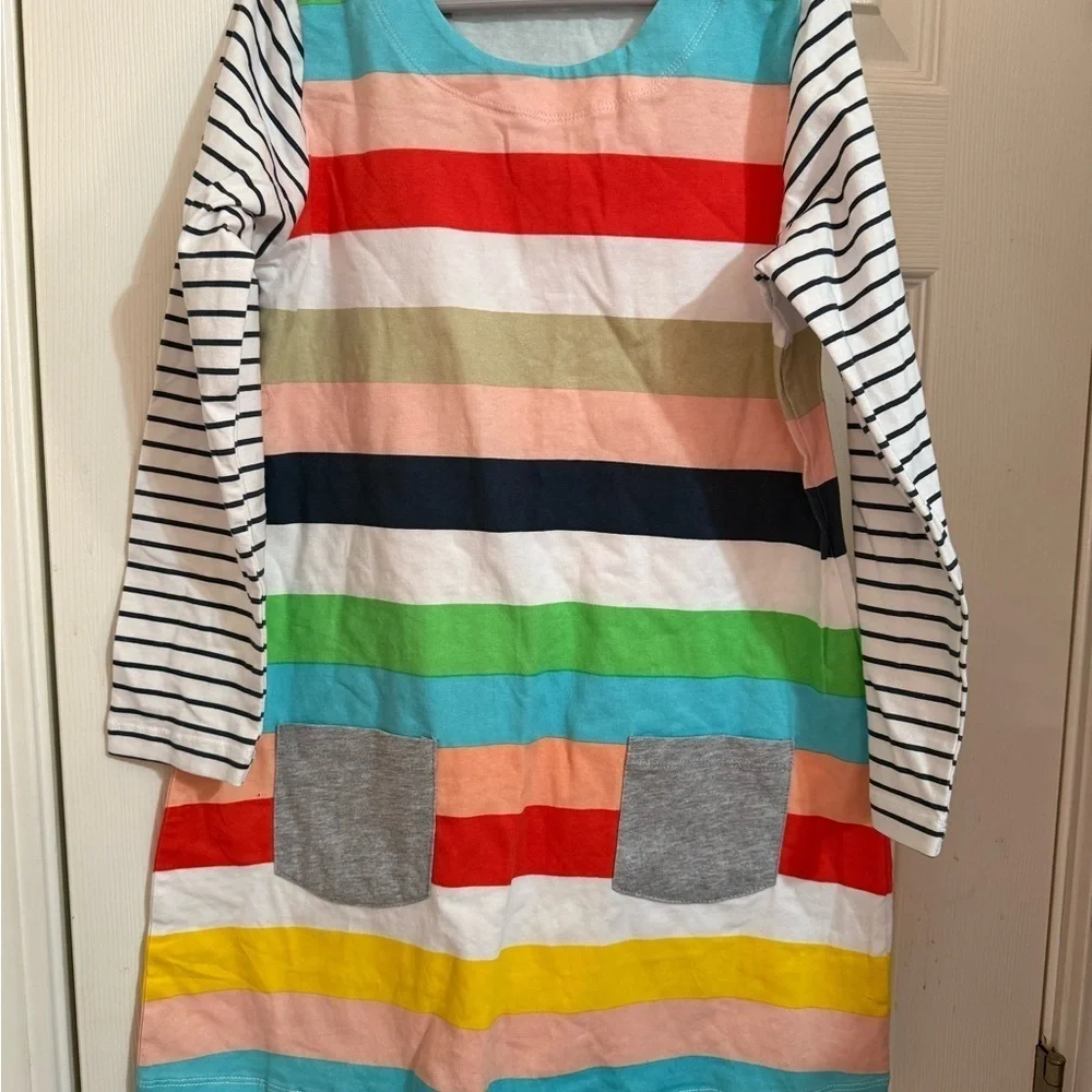 NWT Rainbow Striped Dress